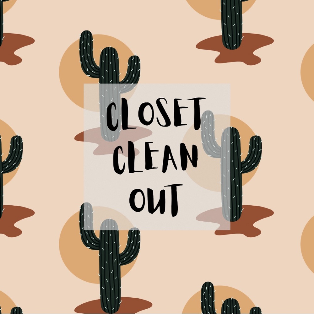 Closet Clean Out Graphic Print - Desert Cactus Design